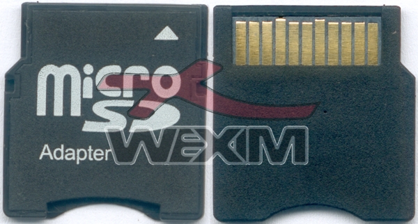 Adaptateur carte mémoire MicroSD->MiniSD - 1,50€ - WEXIM