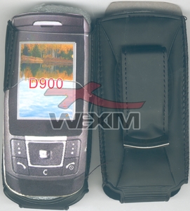 Housse Luxe noire Samsung D900