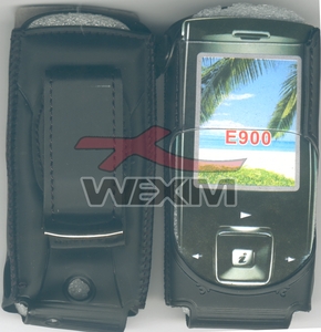 Housse Luxe noire Samsung E900