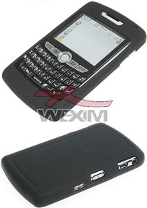 Etui silicone BlackBerry 8800 (noir)