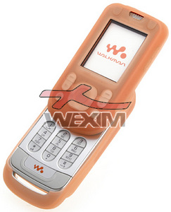 Etui silicone SonyEricsson W600i (orange)