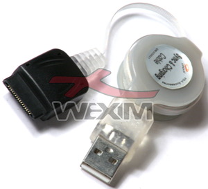 Câble rétractable USB Sharp Zaurus SL-C860